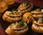 Paprika Chicken Mini Sandwiches with Orange Walnut Sauce