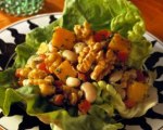 Black-Eyed Peas and Walnut Lettuce Wraps