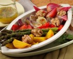Roasted Vegetable and Walnut Salad