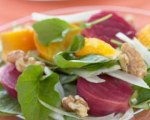 Tangy Roasted Beet and Walnut Salad