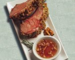 Petit Walnut Coated Lamb Chops with Honey Dipping Sauce