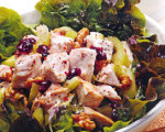 Chunky Turkey Salad with Cranberries and Walnuts