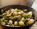 Fresh Fava Beans with Bacon - Feves a La Tourangelle