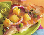 Canadian Bacon and Pineapple Pizza