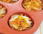 The Biggest Loser's Baked Eggs in Turkey Cups