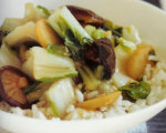 The Poor Chef's Bok Choy and Shiitake Japanese Stir Fry