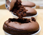 Chef Danielle's chocolate souffle