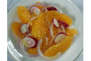 Orange & radish salad recipe