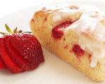 Strawberry cream scones