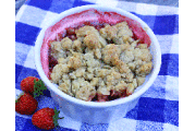 Peach-strawberry crisp recipe