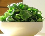 Spinach egg salad