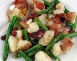 Green bean & bacon potato salad