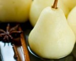Poached cinnamon pears