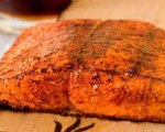 Cedar planked salmon