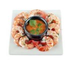 Rotisserie Shrimp with Orange Dipping Sauce and Chili Lime Dipping Sauce