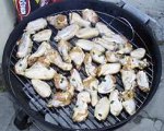 Thai style peanut wings