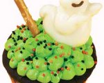 Bubbling Cauldron Cupcakes for Halloween