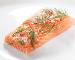 Rozanne Gold's Swedish cured salmon