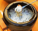 The Stinking Rose Restaurant's Garlic Spinach Cheese Fondue