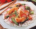 Hoisin Chicken and Radish Stir Fry