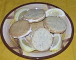Lemon Poppy Seed Cookies with Cream Cheese Filling