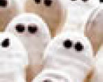 Nutter Butter Ghost Cookies for Halloween