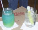 Green gator cocktail