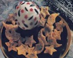 Wizard's crystal cheese ball with celestial chips