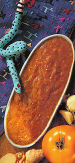 Golden Tomato, Ginger and Chipotle Salsa