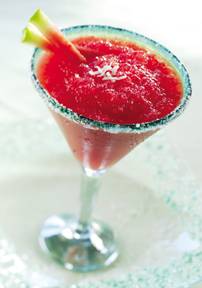 Watermelon and Coconut Rum Margarita