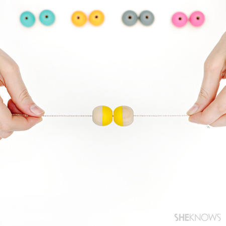 Align the colored halves inward