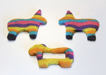 Time to assemble the piñata cookies