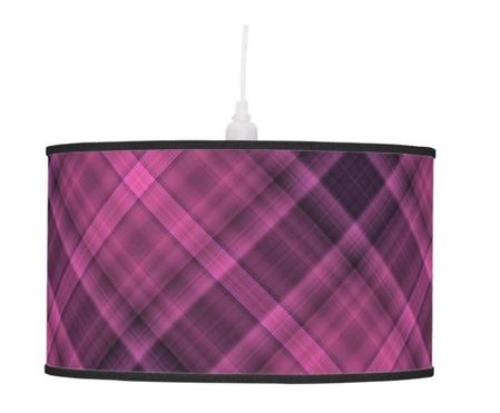 Radiant Orchid lamp shade