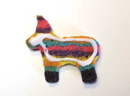 Frost one piñata cookie