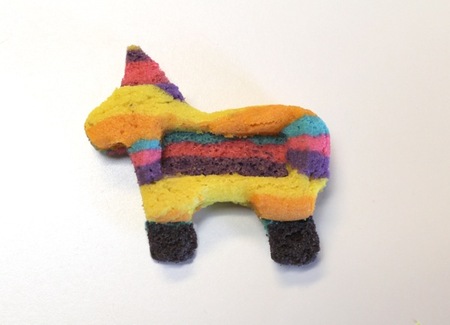 Set the middle piñata cookie next