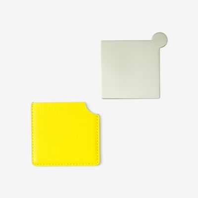 Squared-away pocket mirror