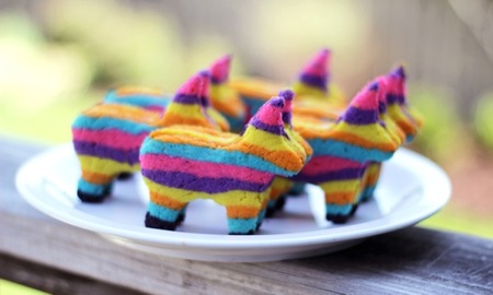 Piñata cookies, just in time for Cinco de Mayo