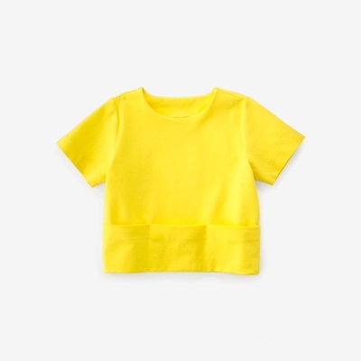 Six-pocket ponte top