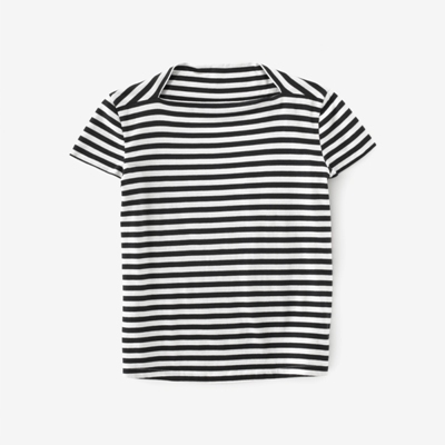 Slip neck cap sleeve tee