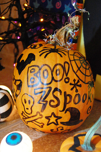 Doodle pumpkin
