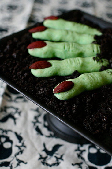 Witch finger cookies 
