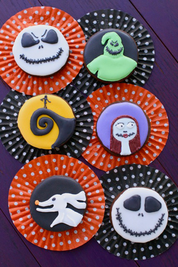<i>Nightmare Before Christmas cookies</i>