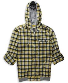 Plaid Hooded Jacket
