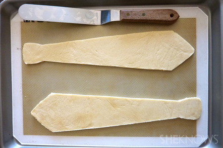 Transfer to cookie sheet