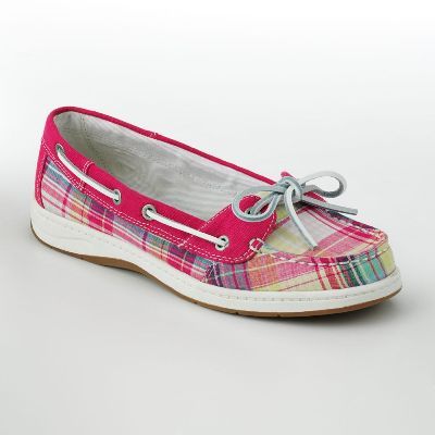 Yacht Shoes on Plaid Boat Shoes   Spring Footwear