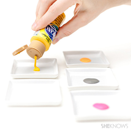 Pour your paint