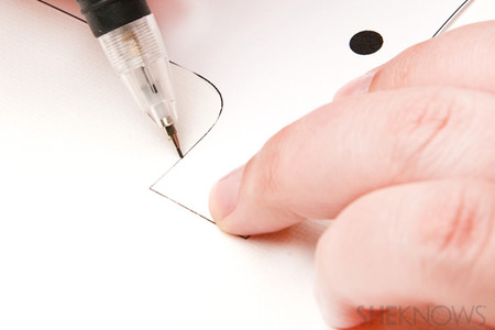 Trace around the letters