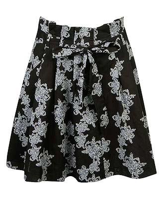 A-line Flower Skirt