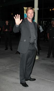 Aaron Eckhart at "Towelhead" premiere