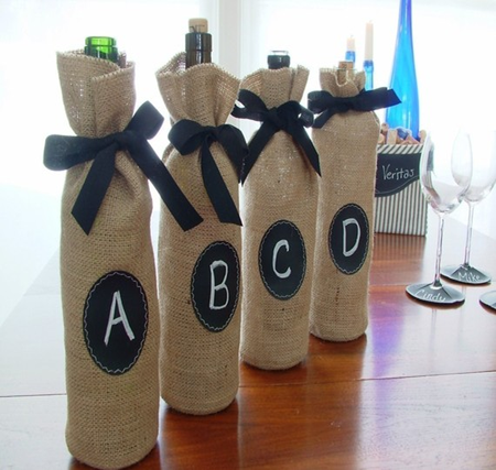 Personalized bottle of wine